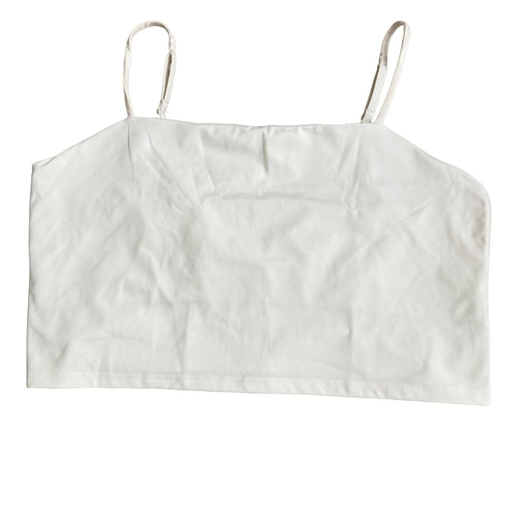 Girlfriend Collective womens sport bra size 4XL white activewear sporty‎ workout